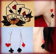  Сережки из полимерной глины 