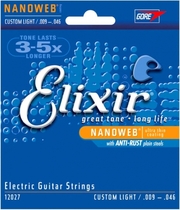  Струны Elixir Anti-Rust NanoWeb Custom Light 9-46