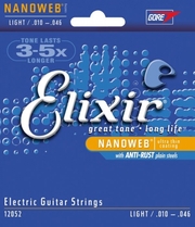 Струны Elixir Anti-Rust NanoWeb Light 10-46