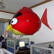 Летающая рыба Angry Birds на радиоуправлении