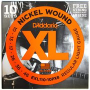 Струны D'Addario EXL110-10P 10-46 (10шт. в коробке) вся Украина 