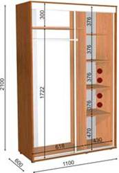 шкаф купе 110 60 210