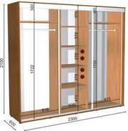 шкаф купе 230 60 210