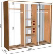 шкаф купе 240 60 210