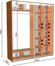шкаф купе 200 60 240