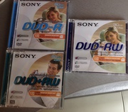Sony dvd-r 2.8gb,  dvd-rw 1.4gb,  dvd+rw 2.8gb
