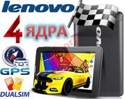 Планшет Телефон LENOVO GT7, 3G! GPS! 4 Ядра, 2 Сим