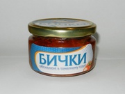 Бычки  в томатном соусе 