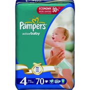 Продам подгузники Pampers Active baby 4-ка