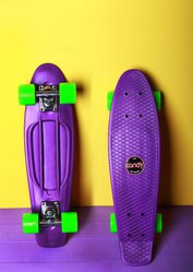 Скейтборд/скейт Penny Board фиолетовый (Пенни борд): 6 цветов (лонгбор