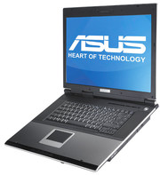 ноутбук ASUS A7U рабочий, с кейсом