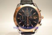 Качественные мужские наручные часы Omega Seamaster (Black), гарантия