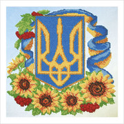 Набор для вышивания ''Герб с цветами