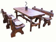 Скамейки из дерева,  Скамейка со шнурками