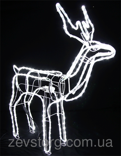 3D Белый олень