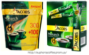 Кофе Jacobs (Якобс),  Nescafe (Нескафе),  Carte Noire (Карт Нуар)