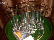 Фирменный набор для пива Carlsberg. Дания.