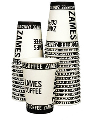 Стакан бумажный ZAMES COFFEE 110 мл БЕЛЫЙ