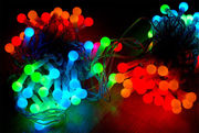 Гирляндя светодиодная нить шарики 10 м внутренняя