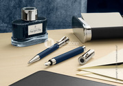 Коллекция Night Blue,  Metal файнлайнер ручка Graf von Faber-Castell се