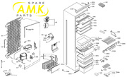 Оригинальные аксессуары для холодильников Electrolux,  Горение,  Zanussi