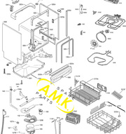 Оригинальные детали для посудомоечных машин Electrolux,  Gorenje,  Zanus