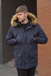 Зимняя теплая мужская куртка парка  аляска Node Alaska parka до -25