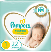 Підгузки Pampers Premium Care розмір 1 (2-5 кг),  22 шт