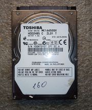 Жорсткий диск Toshiba 160 Gb 2.5